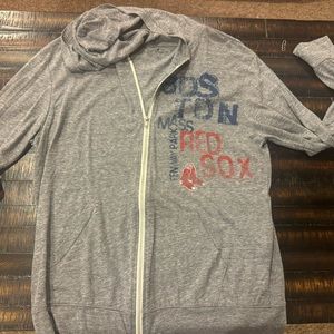 Boston Red Sox Women’s zip up hoodie size XL.